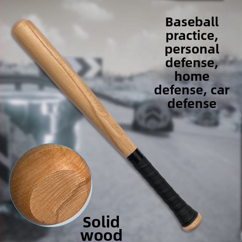 Buková baseballová palica, 64 cm, pre deti, mládež a dospelých – tréning