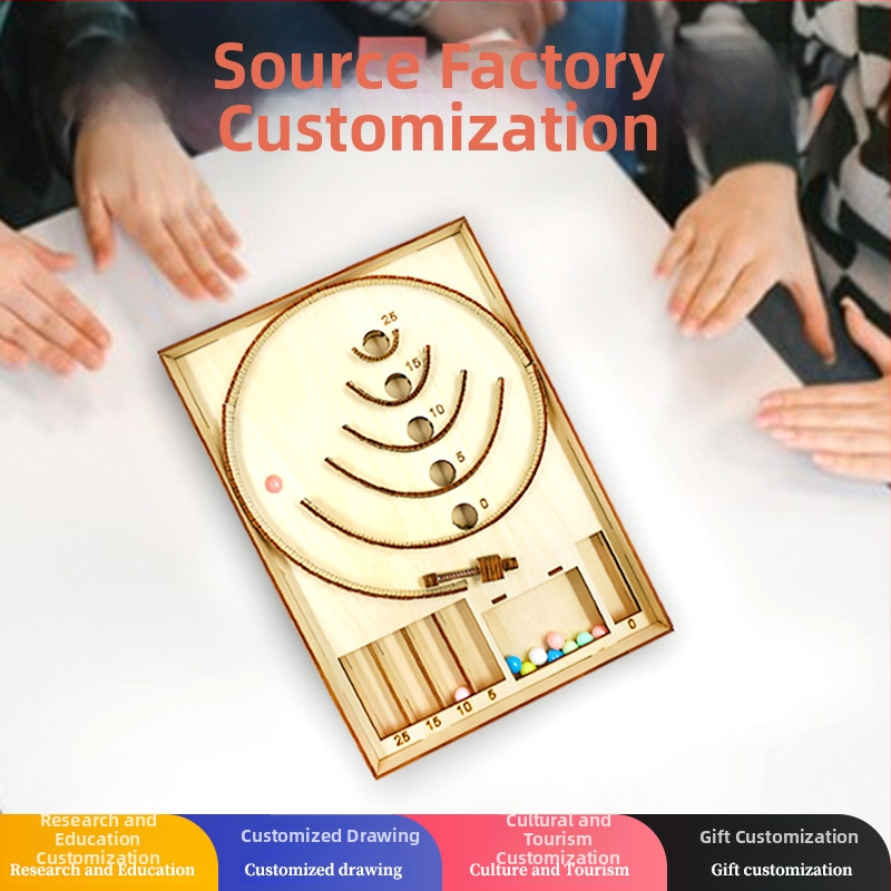 Medinė 3D dėlionė staliniam žaidimui – daugiafunkcinė švietimo žaislas su pritaikomais piešiniais, 7-14 metų