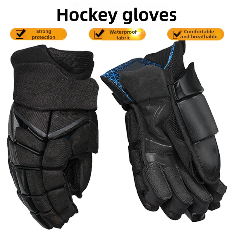 Suaugusiųjų ledo hokeja pirštinės, delno apsauga, poliesterio pluoštas, atsparios dilimui, 20 vnt pakuotė