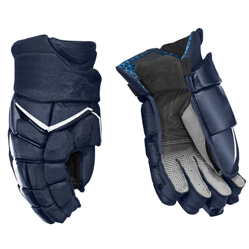 Ledus hokeja cimdi ar plaukstas aizsardzību – poliestera šķiedra, pieaugušajiem, roku aizsardzība