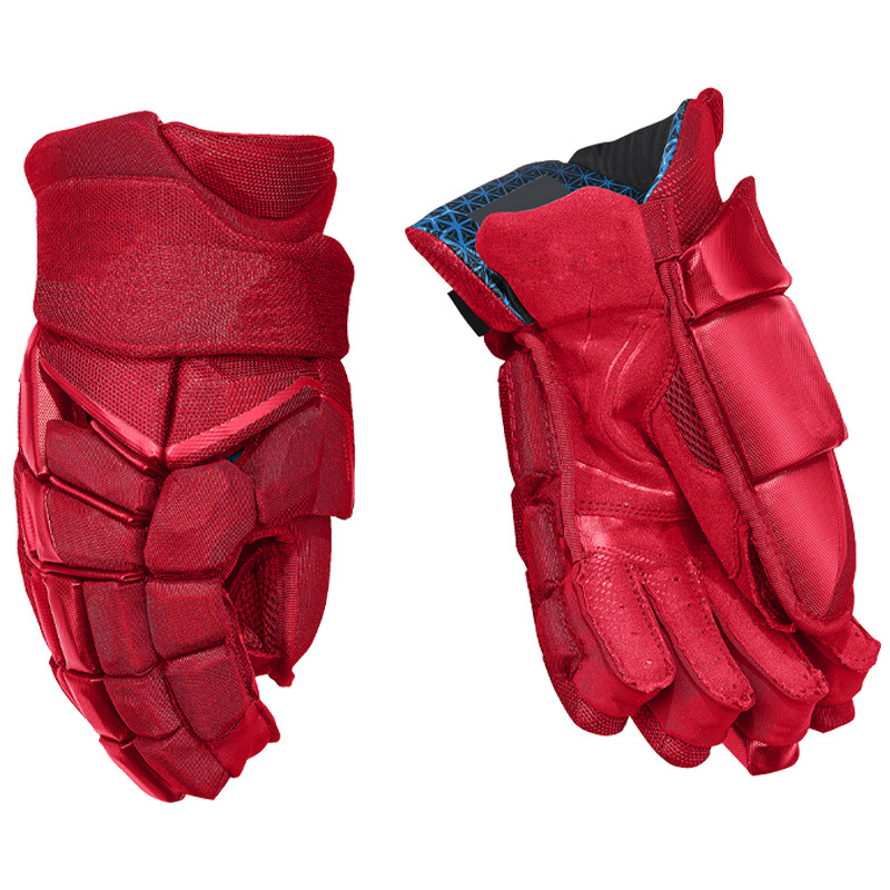 Ledus hokeja cimdi ar plaukstas aizsardzību – poliestera šķiedra, pieaugušajiem, roku aizsardzība