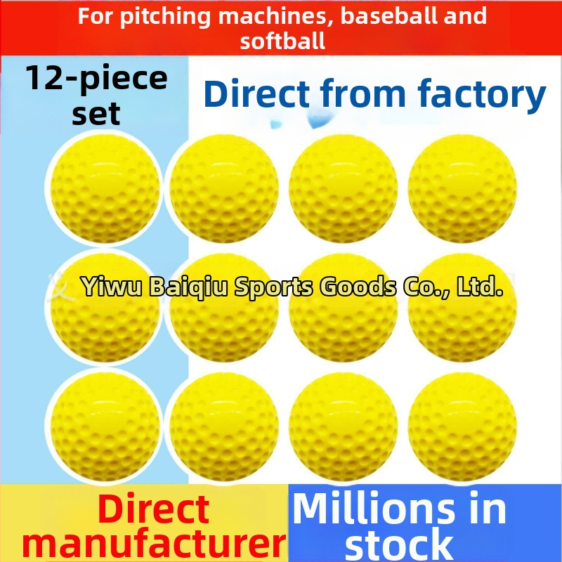 Basebola/softbola treniņu metiena mašīna — PU materiāls, konkavā caurumu dizains, personalizācija iespējama, loģotipa drukāšana