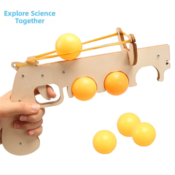 Puidust elastne lauatennisemudel füüsikakatseteks – DIY teaduslik õppekomplekt lastele vanuses 7–14 aastat, mitmeotstarbeline, elektriline