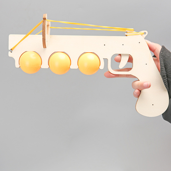 Fából készült elasztikus asztalitenisz modell fizikai kísérletekhez – DIY tudományos készlet 7–14 éveseknek, multifunkciós, elektromos