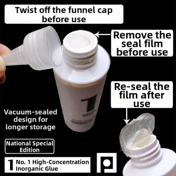 Neorgansko ljepilo za osnovu gume palice stolnog tenisa – smjesa ljepila