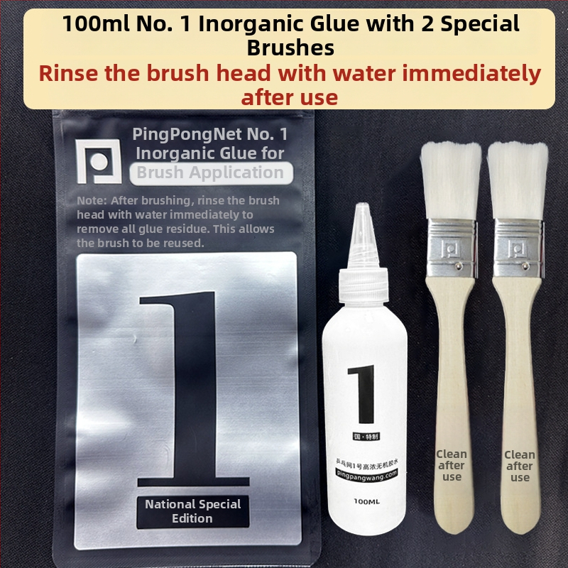 Neorgansko ljepilo za osnovu gume palice stolnog tenisa – smjesa ljepila