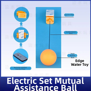 Elektriska attālināti vadāma galda tenisa bumba ar regulējamu cietību un elastību, ar ātru un lēnu režīmu un augstu frekvenci.