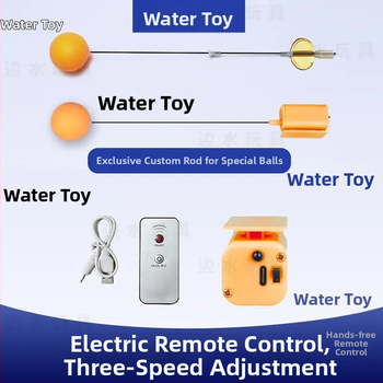 Elektriska attālināti vadāma galda tenisa bumba ar regulējamu cietību un elastību, ar ātru un lēnu režīmu un augstu frekvenci.