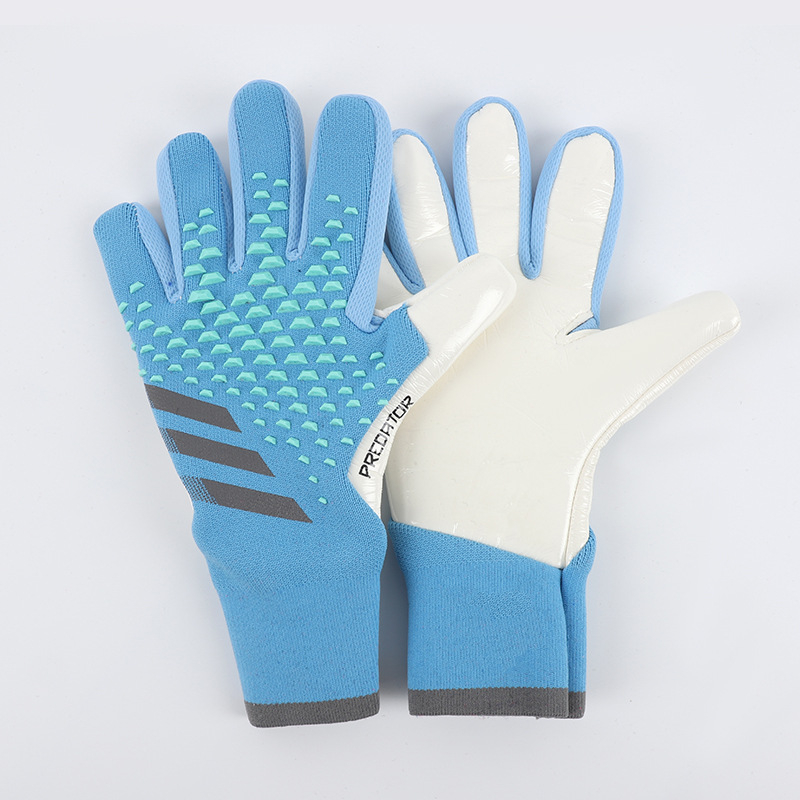 Γάντια τερματοφύλακα για ποδόσφαιρο με λατέξ για άνετο κράτημα, ανθεκτικά στη φθορά, κατάλληλα για προπονήσεις και αγώνες (Επεξεργασία παραμετροποίησης: Ναι; Ιδιωτική ετικέτα: Ναι)