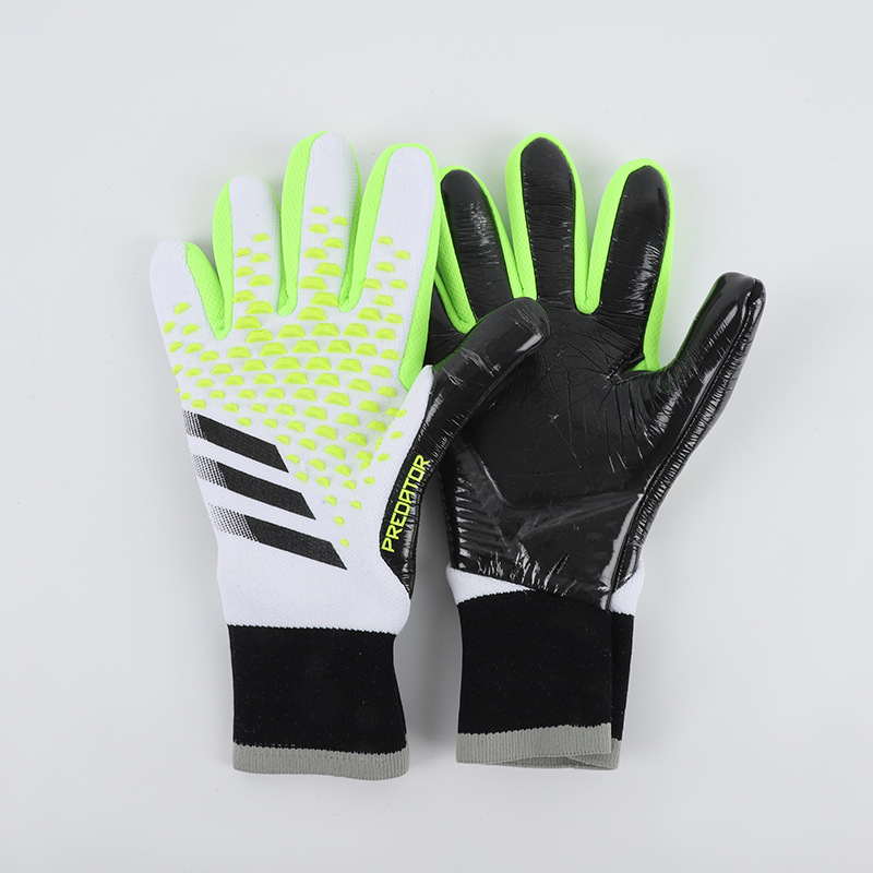 Γάντια τερματοφύλακα για ποδόσφαιρο με λατέξ για άνετο κράτημα, ανθεκτικά στη φθορά, κατάλληλα για προπονήσεις και αγώνες (Επεξεργασία παραμετροποίησης: Ναι; Ιδιωτική ετικέτα: Ναι)