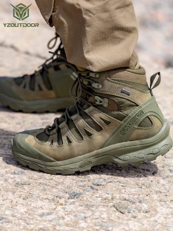 Tak­tiskas kalnu kurpes, ūdensizturīgi materiāli, pretslīdošas, universālas, piemērotas pārgājieniem, kalnu kāpšanai, kempingam