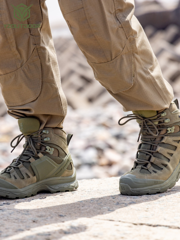 Tak­tiskas kalnu kurpes, ūdensizturīgi materiāli, pretslīdošas, universālas, piemērotas pārgājieniem, kalnu kāpšanai, kempingam