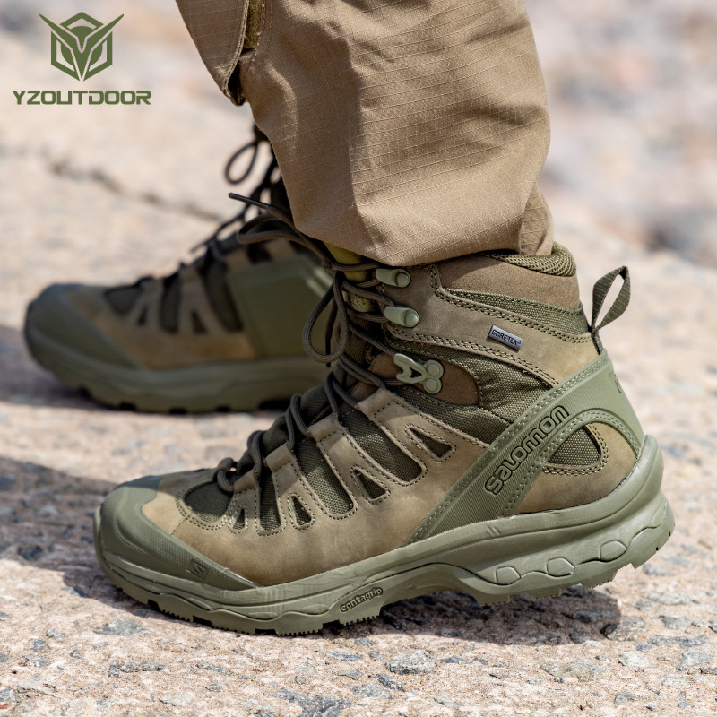 Tak­tiskas kalnu kurpes, ūdensizturīgi materiāli, pretslīdošas, universālas, piemērotas pārgājieniem, kalnu kāpšanai, kempingam