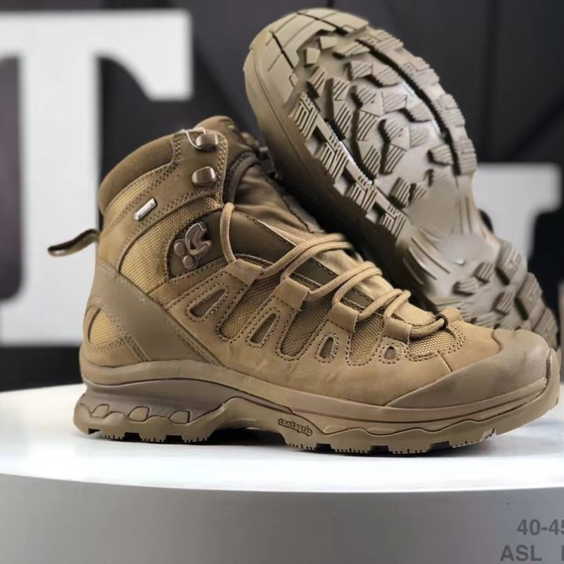 Tak­tiskas kalnu kurpes, ūdensizturīgi materiāli, pretslīdošas, universālas, piemērotas pārgājieniem, kalnu kāpšanai, kempingam