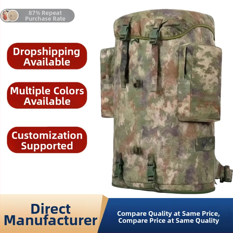 Taktinė kuprinė, 2107 modelis, Oxford audinys, Geometrinis raštas, Vandeniui atspari ir dilimui atspari