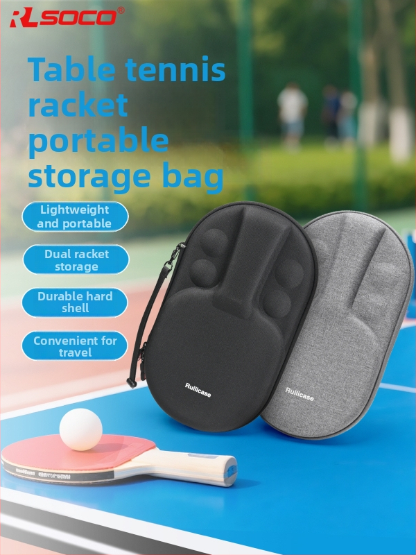Stoltenisa raketes uzglabāšanas soma ar cieta korpusa, uzglabāšanas komplekts un bumbiņu soma (Materiāls: Silk flower; Kategorija: sporta piederumu soma; Piemērojums: stalo teniss)