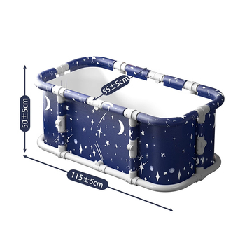 Összecsukható fürdővödör felnőtteknek – teljes testű PVC fürdővödör, használat: fürdés, stílus kettős/összecsukható