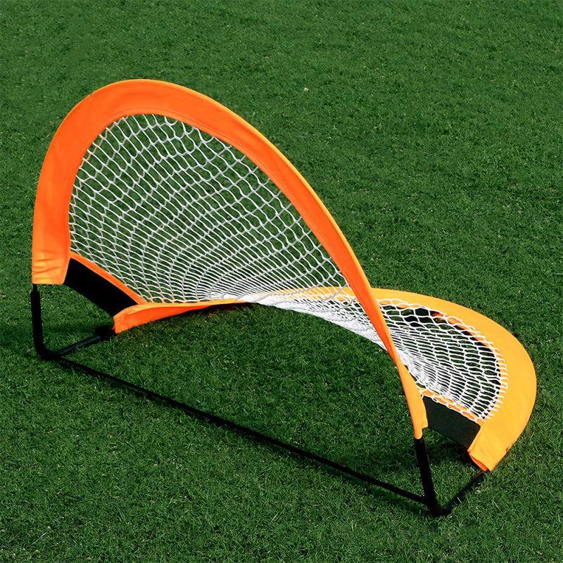 Poartă de fotbal pentru copii cu cadru pliabil – echipament de antrenament în aer liber; Materiale: plasă Tedolon fără noduri; cadru din fibră de sticlă; pânză Oxford