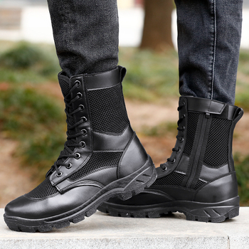 Vasaras tīklu darba apavi ar rāvējslēdzēju - Unisex āra pārgājienu apavi, ultra viegli elpojoši, drošības un pārbaudes nolūkiem, materiāls Super Fiber, zīmols Xiao wu ji hua