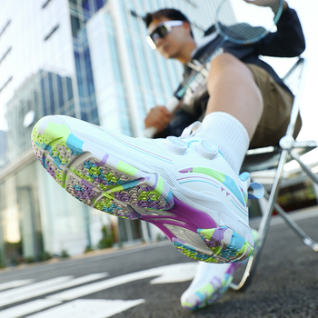 Badminton cipők, uniszex, lélegző, kopásálló, csúszásmentes, gumitalppal.