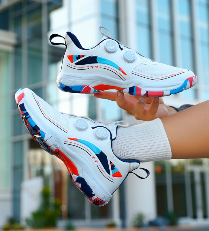 Badminton cipők, uniszex, lélegző, kopásálló, csúszásmentes, gumitalppal.