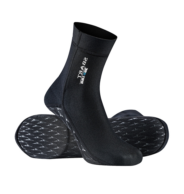 Sbart/Shabbat ronilačke čarape, 3 mm neopren, 90% neopren / 10% najlona, otporne na rezanje, protuklizne