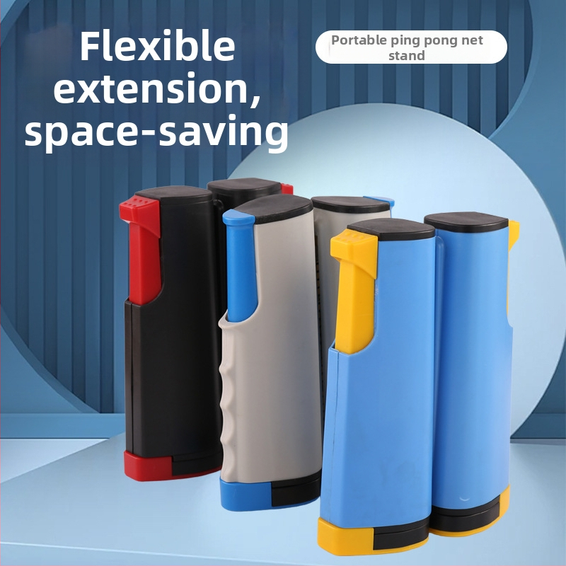 Portatiivne lauatennise võrgu raam, universaalne, PVC/ABS materjalist, teleskoopiline pikkus 190 cm, kinnitamise ava 5 cm