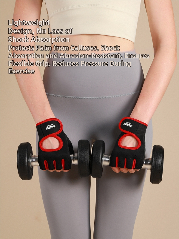 Daļēji pirkstu sporta cimdi – neilona plaukstas aizsargs, rokas aizsargs, piemēroti ārējiem sporta veidiem, fitnesam, velosipēdu braukšanai, slēpošanai un kalnu kāpšanai