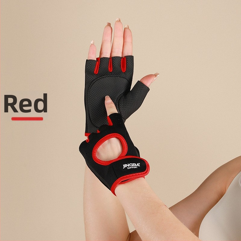 Daļēji pirkstu sporta cimdi – neilona plaukstas aizsargs, rokas aizsargs, piemēroti ārējiem sporta veidiem, fitnesam, velosipēdu braukšanai, slēpošanai un kalnu kāpšanai
