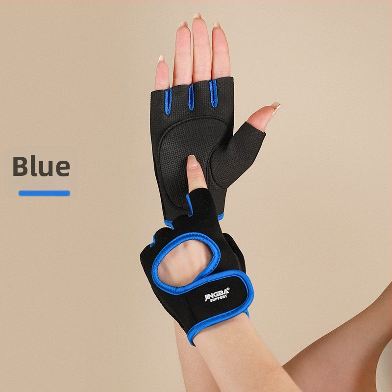 Daļēji pirkstu sporta cimdi – neilona plaukstas aizsargs, rokas aizsargs, piemēroti ārējiem sporta veidiem, fitnesam, velosipēdu braukšanai, slēpošanai un kalnu kāpšanai