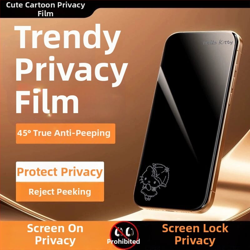 Ochranný film s ochranou súkromia pre iPhone 14 Pro Max — tvrdené sklo, celý displej, súkromie, odolnosť proti pádu, HD ostrosť