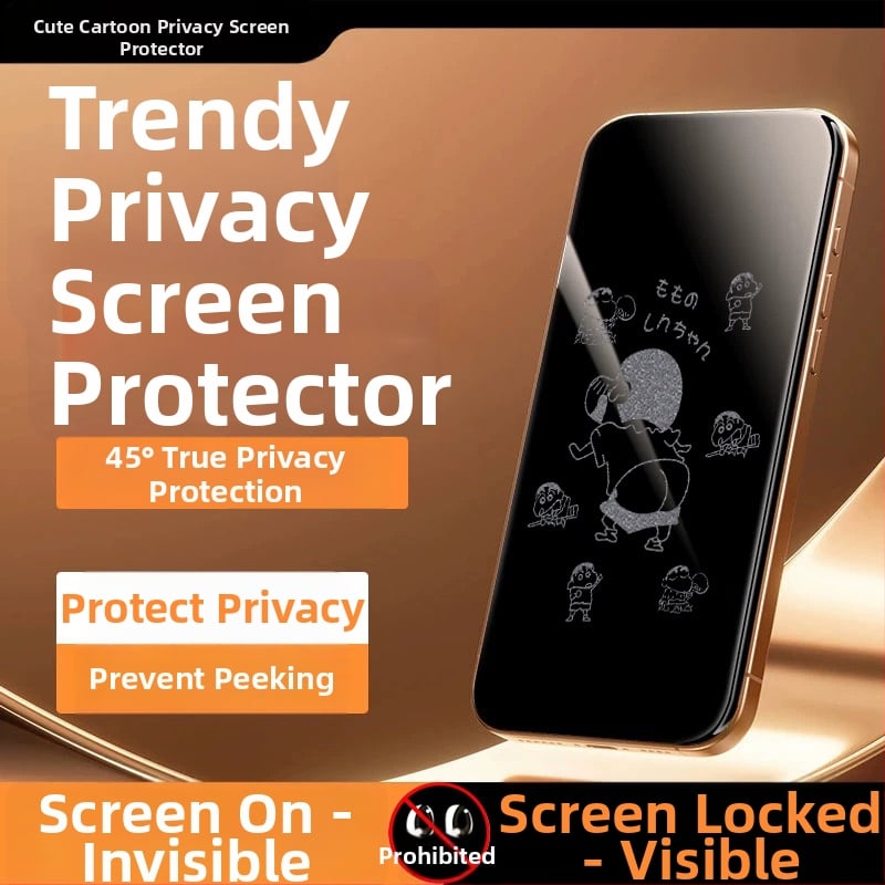 Ochranný film s ochranou súkromia pre iPhone 14 Pro Max — tvrdené sklo, celý displej, súkromie, odolnosť proti pádu, HD ostrosť