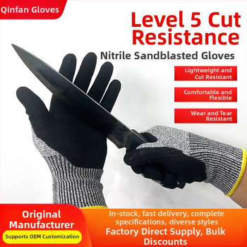 HPPE griezes aizsardzības cimdi – Qin Sail, piemēroti stikla griešanai, virtuvei un kokapstrādei