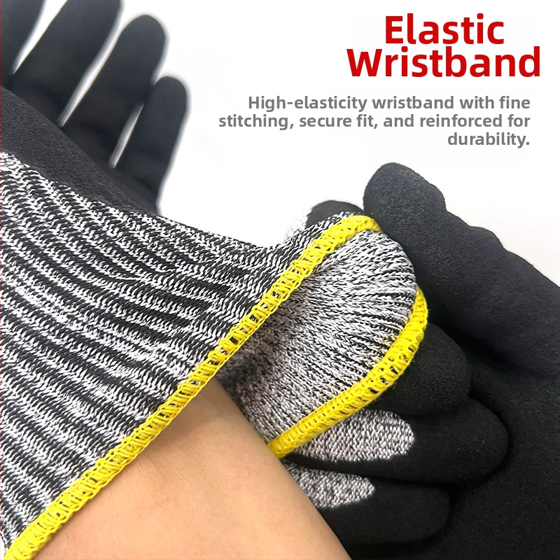 HPPE griezes aizsardzības cimdi – Qin Sail, piemēroti stikla griešanai, virtuvei un kokapstrādei