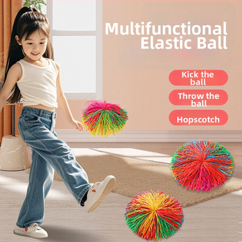 Plastmasas spēle ar smilšu maisu un gumijas bumbiņu, rokas-acs koordinācijai un sensoriskajam attīstībai (14+).