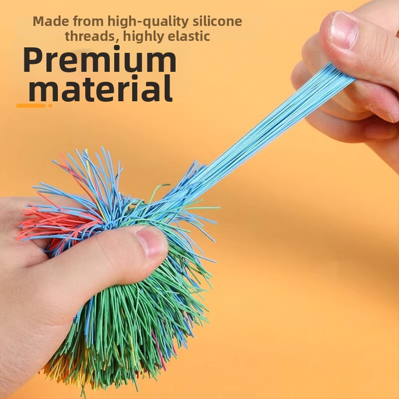 Plastmasas spēle ar smilšu maisu un gumijas bumbiņu, rokas-acs koordinācijai un sensoriskajam attīstībai (14+).