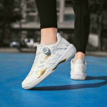 Încălțăminte de badminton, talie joasă, unisex, partea superioară din plasă, talpă exterioară din cauciuc rezistent, talpă intermediară din cauciuc, respirante, pentru badminton și tenis de masă