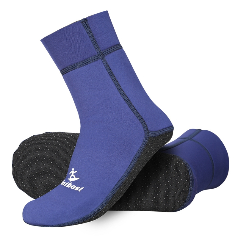 3 mm neoprena niršanas zeķes pieaugušajiem, neslīd, izturīgas pret nodilumu, draudzīgas ādai, peldēšanai