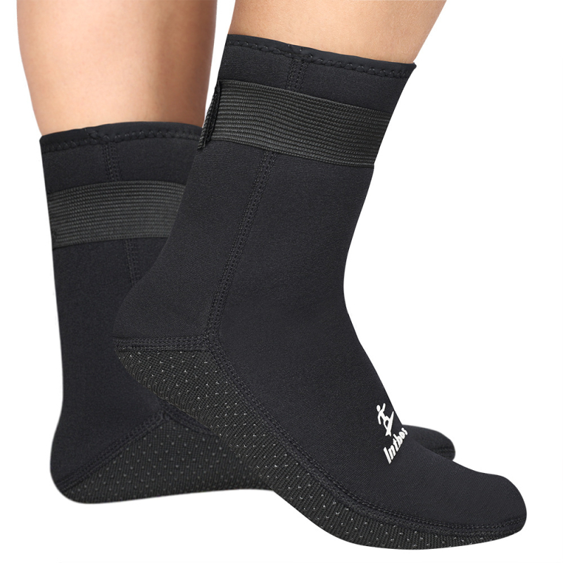 3 mm neoprena niršanas zeķes pieaugušajiem, neslīd, izturīgas pret nodilumu, draudzīgas ādai, peldēšanai