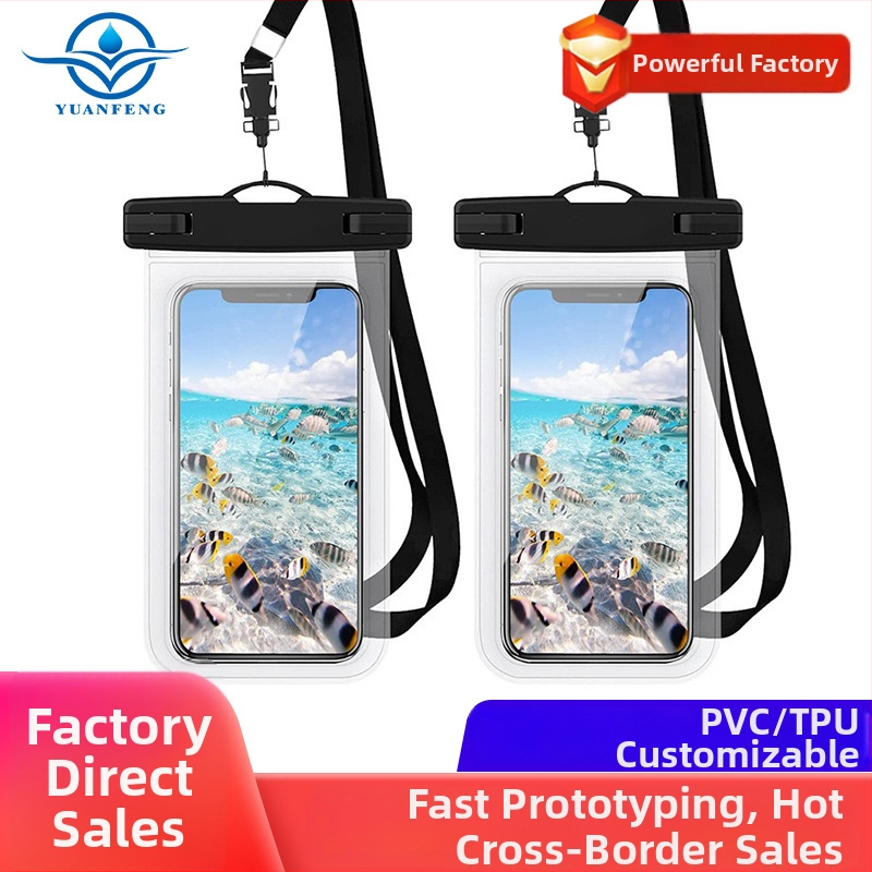 Outdoor nepremokavá PVC taška na telefón – prispôsobiteľné logo, nepremokavná tkanina, vhodné na pláž, plávanie a turistiku