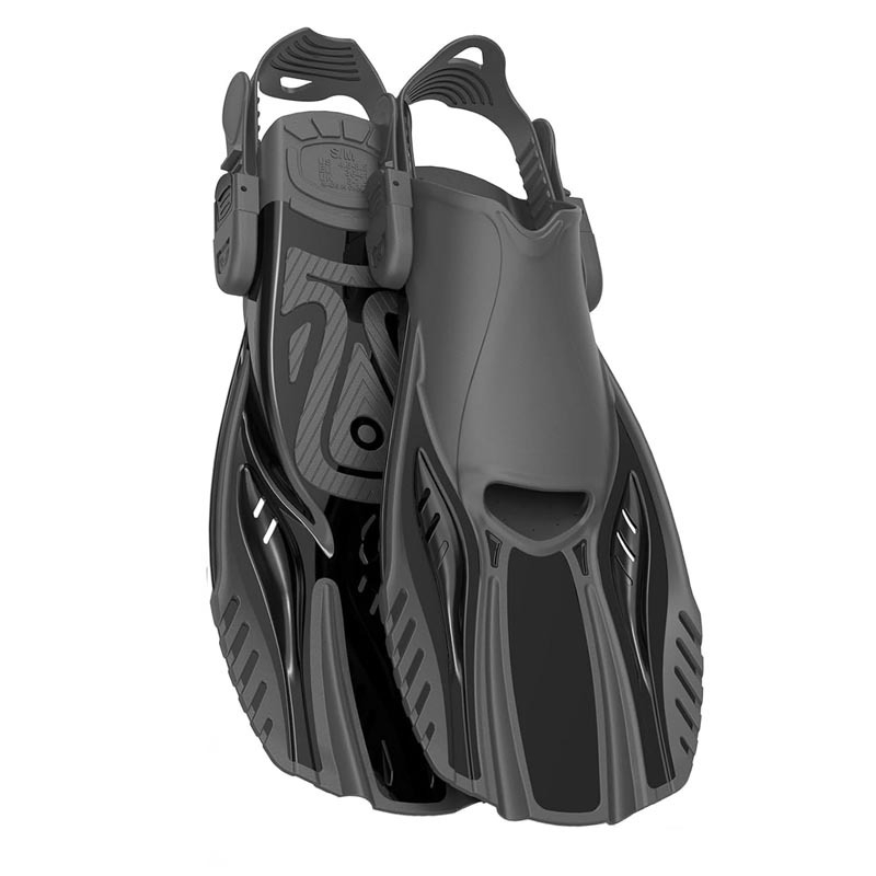 Înotătoare de scufundare cu șireturi reglabile — PP+TPR, CE certificat, Brand HhaoSport/Haosipai, Etichetă privată licențiată, Personalizare disponibilă