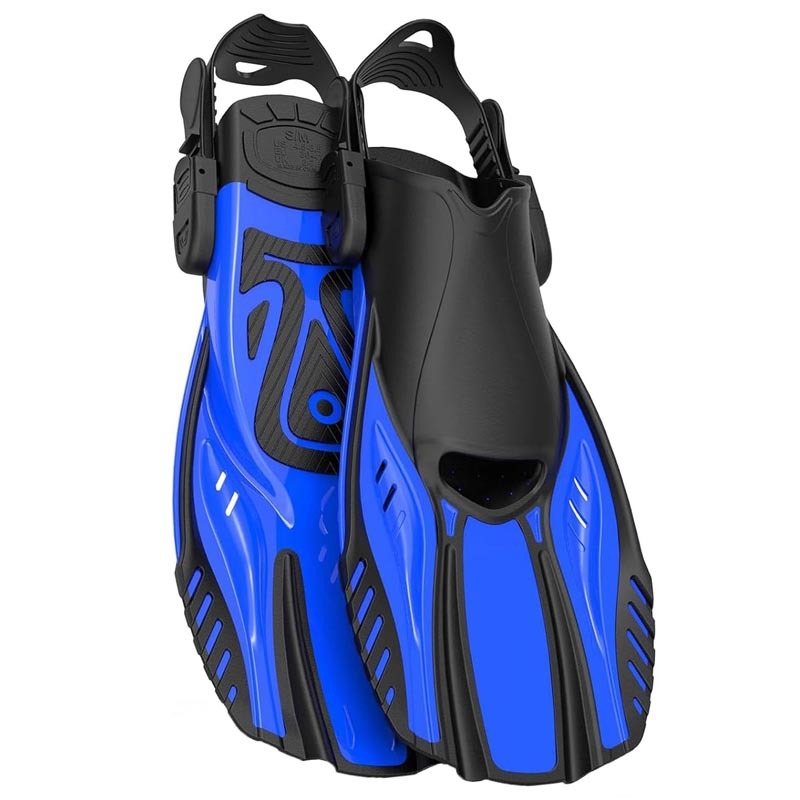 Înotătoare de scufundare cu șireturi reglabile — PP+TPR, CE certificat, Brand HhaoSport/Haosipai, Etichetă privată licențiată, Personalizare disponibilă