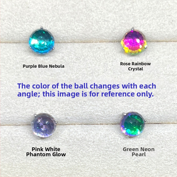 Titāna sakaļējums, pulētas geometrijas pirsinga rotaslietas mēlei, lūpām un ausīm