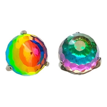 Titāna sakaļējums, pulētas geometrijas pirsinga rotaslietas mēlei, lūpām un ausīm