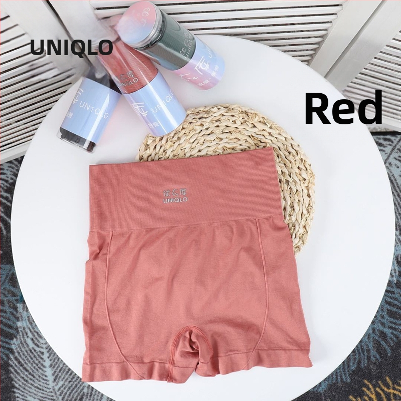 Sieviešu bezšuvju augsta vidukļa jogas šorti ar vēdera atbalstu un pret caurspīdīgumu, no neilona (boxer briefs)