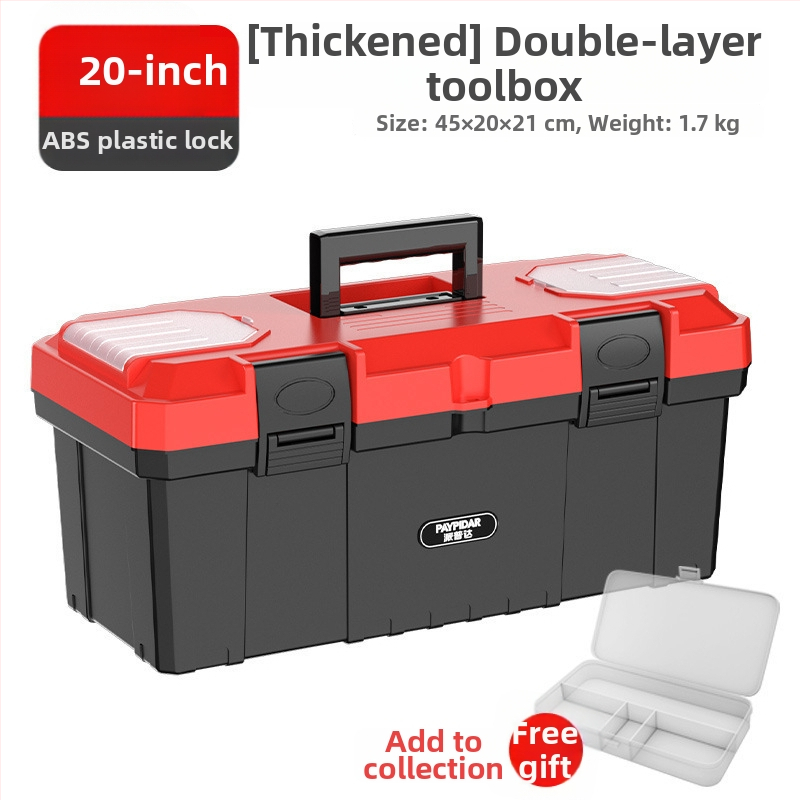 Trīs līmeņu salokāma instrumentu kaste, rūpnieciskās kvalitātes, paredzēta automobiļu uzstādīšanai elektroservisam