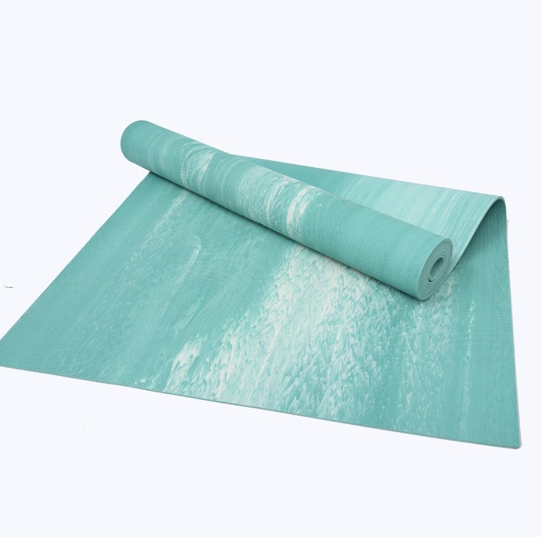 Dvigubo sluoksnio gumos jogos kilimėlis, neslystantis, atsparus dėvėjimui, 5 mm storio