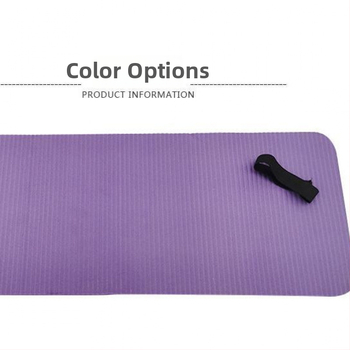 Joga kilimėlis, neslidus, mažas, nešiojamas, kelio kilimėlis, 8 mm storis, vienodos tekstūros