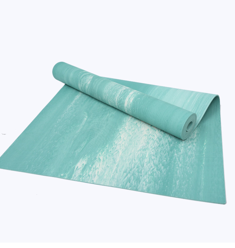 Jogos kilimėlis su dviejų sluoksnių kaučiuku, kamufliazinis raštas, neslystantis ir atsparus dilimui - natūralus kaučukas, 5 mm