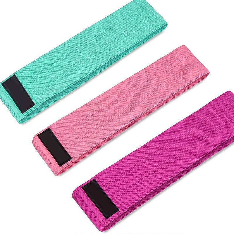 Elastická odolnostná páska na posilňovanie sedacích svalov – jóga pás, polyester, pomôcky pre jógu pre fitness a krásu